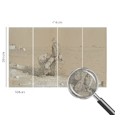 Motivtapete Nostalgische Szene