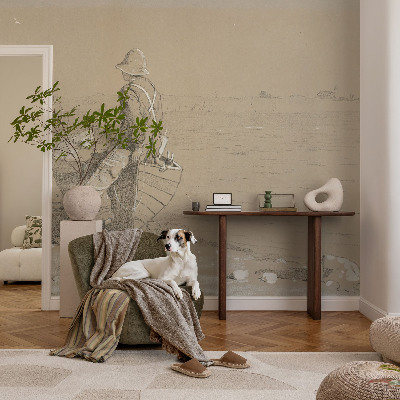 Motivtapete Nostalgische Szene