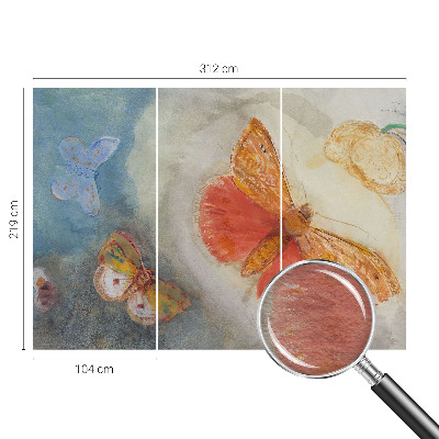 Fototapete Bunte Schmetterlinge