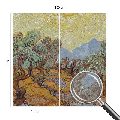 Wandtapete Olivenbäume