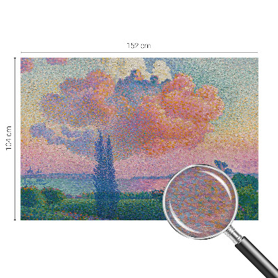 Vlies-Fototapete mit einer farbenfrohen Landschaft