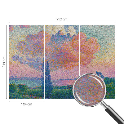 Vlies-Fototapete mit einer farbenfrohen Landschaft
