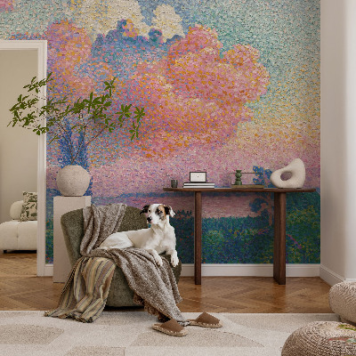 Vlies-Fototapete Farbenfrohe Landschaft