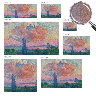 Vlies-Fototapete Farbenfrohe Landschaft