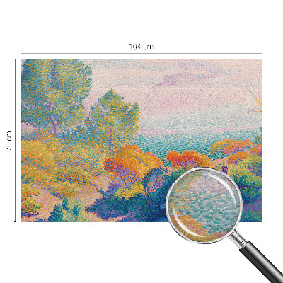 Fototapete fürs Wohnzimmer mit einer Küstenlandschaft