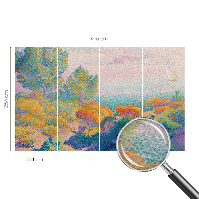 Fototapete fürs Wohnzimmer mit einer Küstenlandschaft