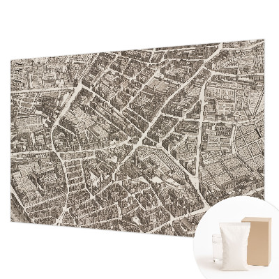 Motivtapete aus Vlies mit Motiv eines Stadtlabyrinths