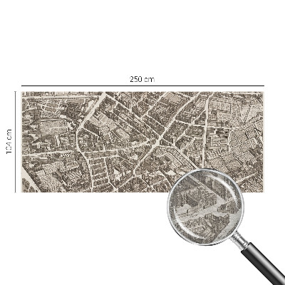 Motivtapete aus Vlies mit Motiv eines Stadtlabyrinths
