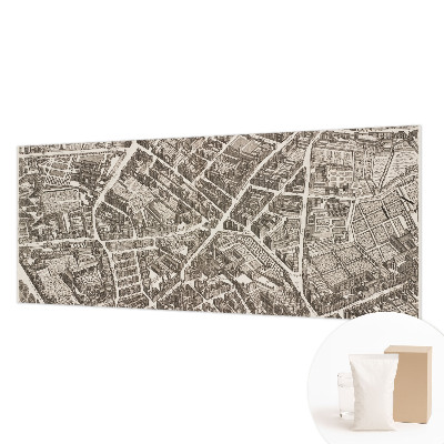 Motivtapete aus Vlies mit Motiv eines Stadtlabyrinths