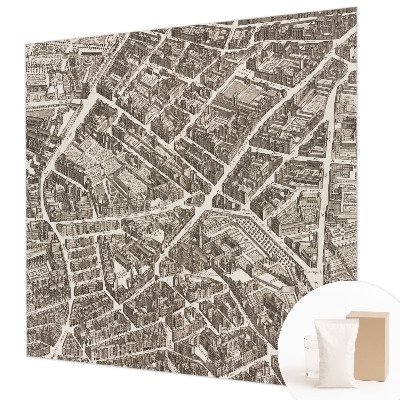 Motivtapete aus Vlies mit Motiv eines Stadtlabyrinths