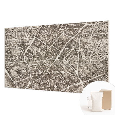 Motivtapete aus Vlies mit Motiv eines Stadtlabyrinths