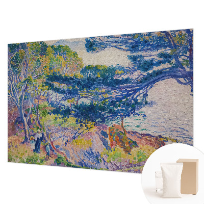 Vlies-Fototapete fürs Schlafzimmer mit impressionistischer Landschaft