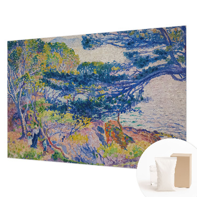 Vlies-Fototapete fürs Schlafzimmer mit impressionistischer Landschaft