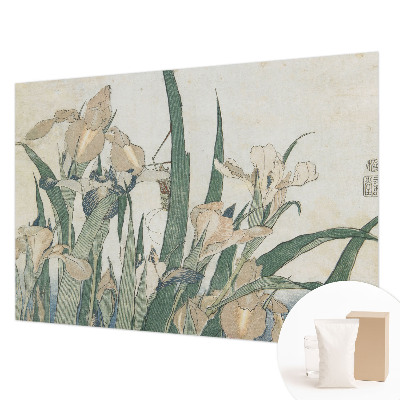 Bedruckte Vlies-Fototapete Zarte Schwertlilien