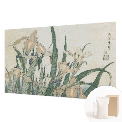 Bedruckte Vlies-Fototapete Zarte Schwertlilien