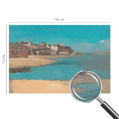 Moderne Vlies-Fototapete Ein ruhiges Dorf