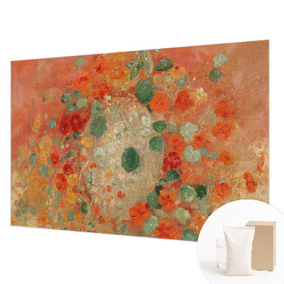 Bildtapete mit abstraktem Blumenmotiv