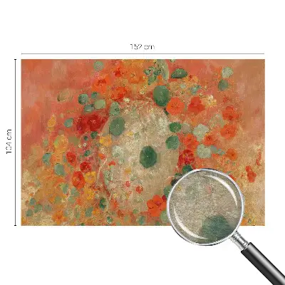 Bildtapete mit abstraktem Blumenmotiv