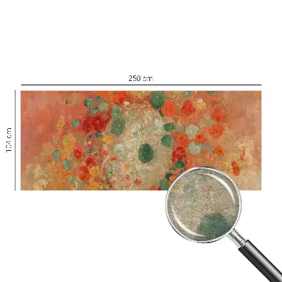 Bildtapete mit abstraktem Blumenmotiv
