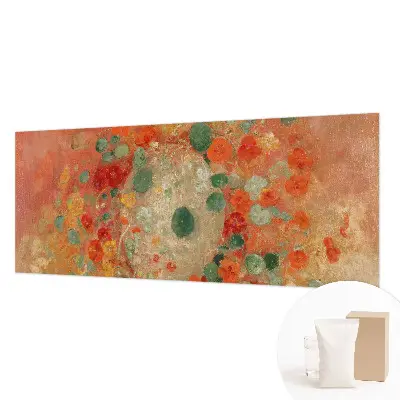 Bildtapete mit abstraktem Blumenmotiv