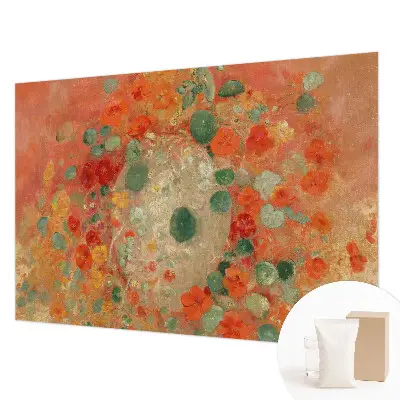 Bildtapete mit abstraktem Blumenmotiv