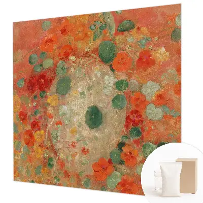 Bildtapete mit abstraktem Blumenmotiv