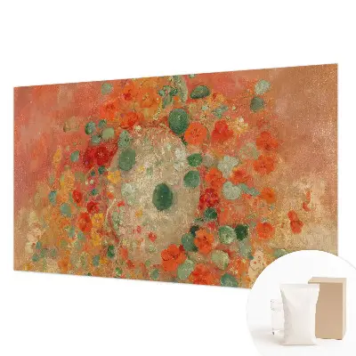 Bildtapete mit abstraktem Blumenmotiv