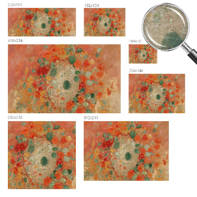 Bildtapete Abstrakte Blumen