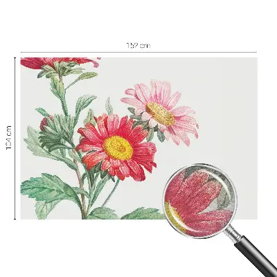Motivtapete mit zarten Blüten