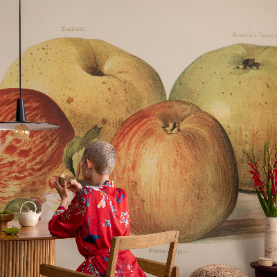 Bedruckte Vlies-Fototapete Apfelblüten