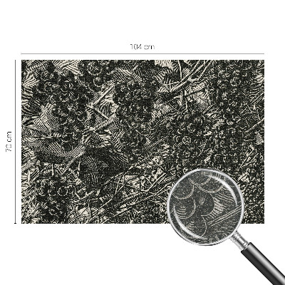 Vliestapete fürs Schlafzimmer Traubenabdruck