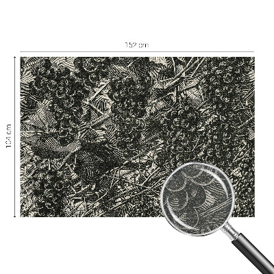 Vliestapete fürs Schlafzimmer Traubenabdruck