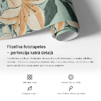 Vliestapete fürs Schlafzimmer mit Traubenmotiv