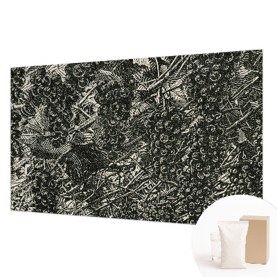 Vliestapete fürs Schlafzimmer Traubenabdruck