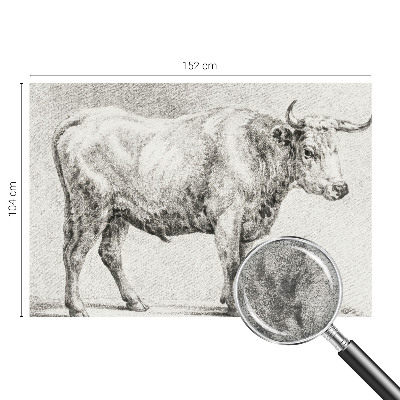 Bildtapete mit Bullenstift-Motiv