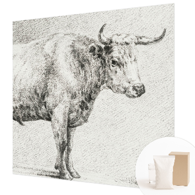 Bildtapete mit Bullenstift-Motiv