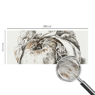 Wand-Fototapete Apfelblätter