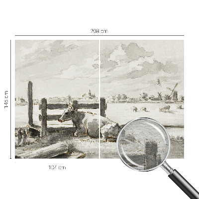 Motivtapete aus Vlies Ländliche Idylle