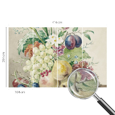 Fototapete nach Maß Blüten und Früchte