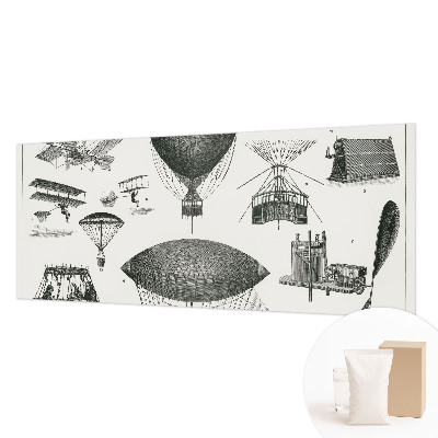 Wandtapete Geschichte der Luftfahrt