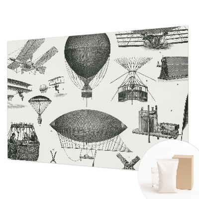 Wandtapete Geschichte der Luftfahrt