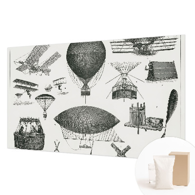 Wandtapete Geschichte der Luftfahrt