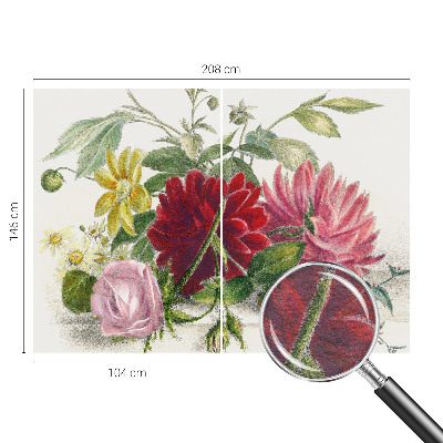 Vlies-Fototapete mit Motiv eines Blumenstraußes