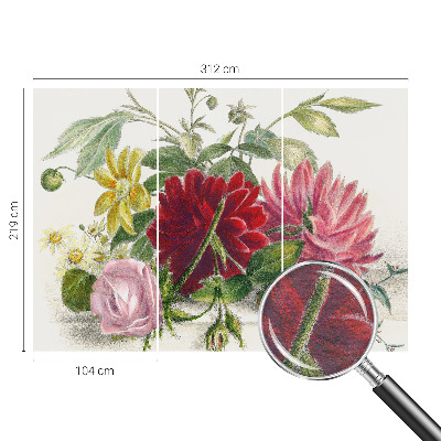 Vlies-Fototapete mit Motiv eines Blumenstraußes