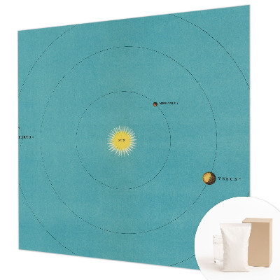 Fototapete fürs Schlafzimmer mit Motiv eines kosmischen Systems