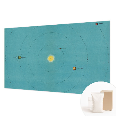 Fototapete fürs Schlafzimmer mit Motiv eines kosmischen Systems