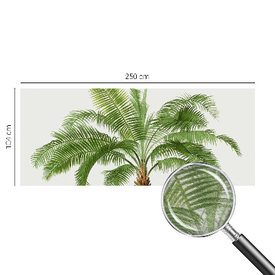 Vlies-Fototapete nach Maß mit glänzendem Palmenmotiv