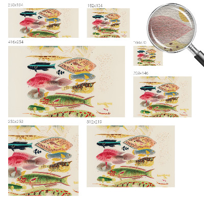 Vlies-Fototapete fürs Kinderzimmer Bunte Fische