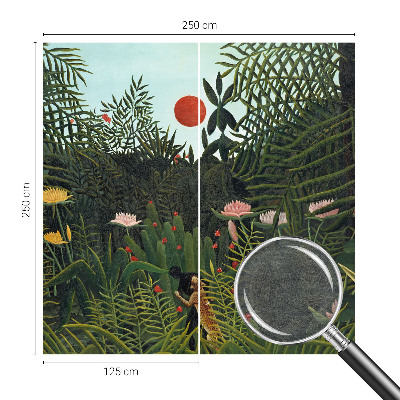 Moderne Vlies-Fototapete mit exotischer Landschaft