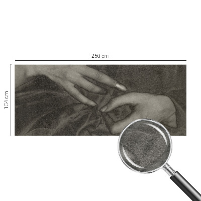 Bedruckte Vlies-Fototapete Handmaterial